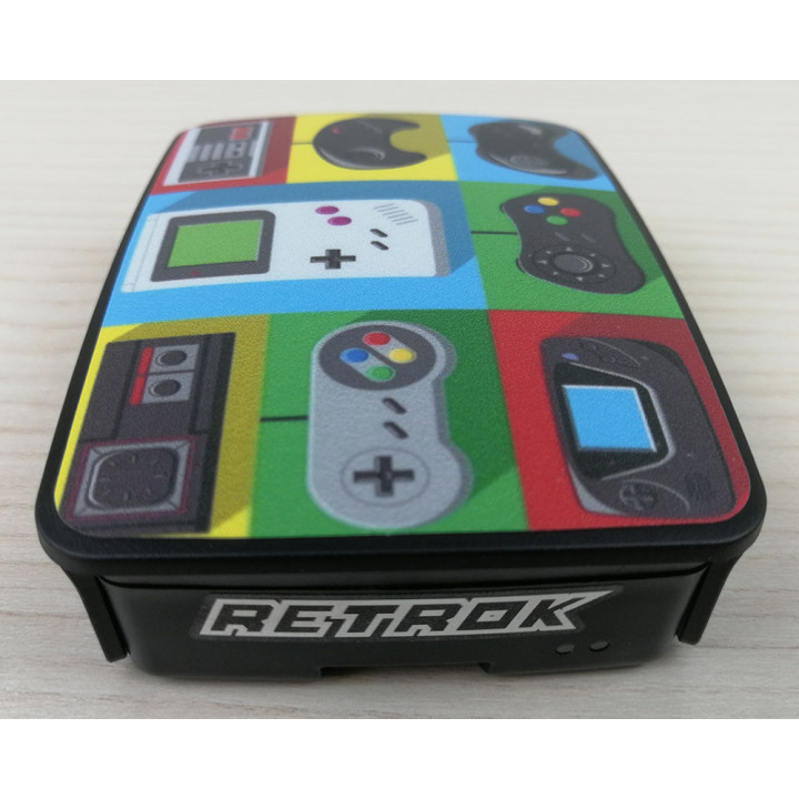 RetroK Case Stickers Heatsinks for Raspberry PI3 or PI4 - Console Retro