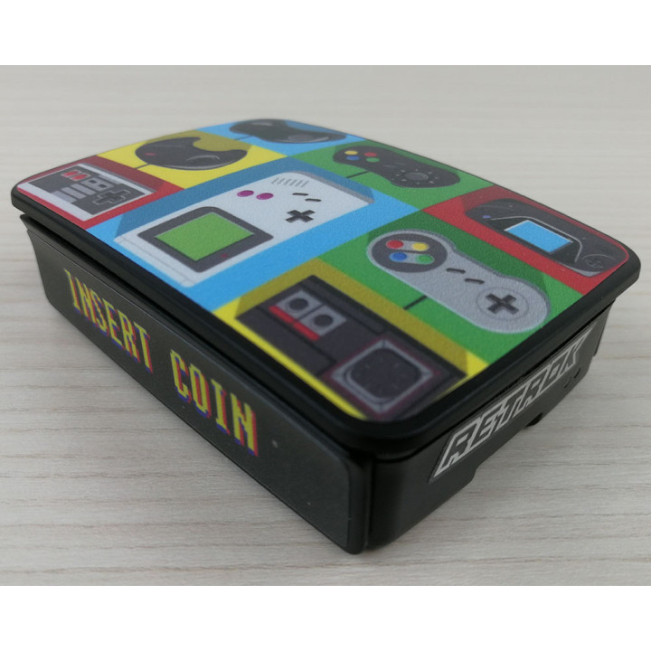 RetroK Case Stickers Heatsinks for Raspberry PI3 or PI4 - Console Retro