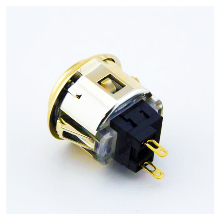 Sanwa 30mm Metallized Arcade Button For Cabinets - OBSJ-30
