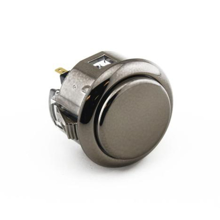 Sanwa 30mm Metallized Arcade Button For Cabinets - OBSJ-30