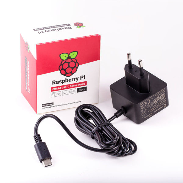 Alimentatore orginale per Raspberry PI4 con USB-C - cod. 4596