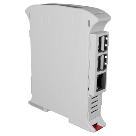 KIT 22,5 RAILBOX Case per Raspberry PI4 su guida DIN + Dissipatore