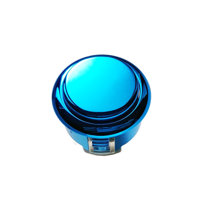 Sanwa 30mm Metallized Arcade Button For Cabinets - OBSJ-30