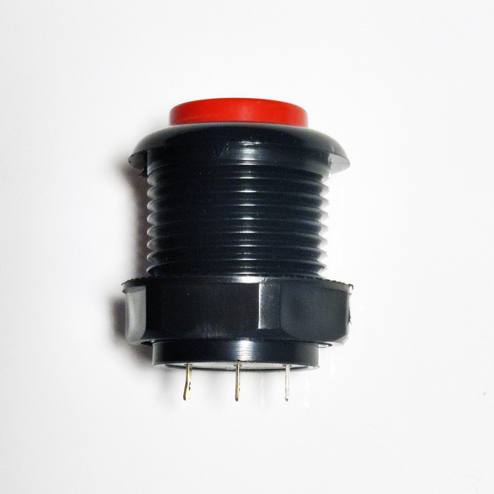 A0204 Pulsante Concavo Compatto Arcade diam. 30 mm con Micron interno - 2 Colori