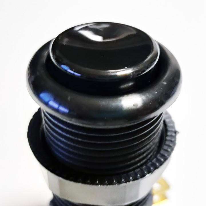 Arcade Button with Micron Concave Version for Cabinets and Gaming Systems