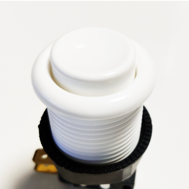 Arcade Button with Micron Concave Version for Cabinets and Gaming Systems
