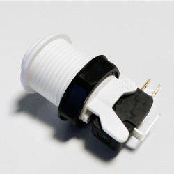 Arcade Button with Micron Concave Version for Cabinets and Gaming Systems
