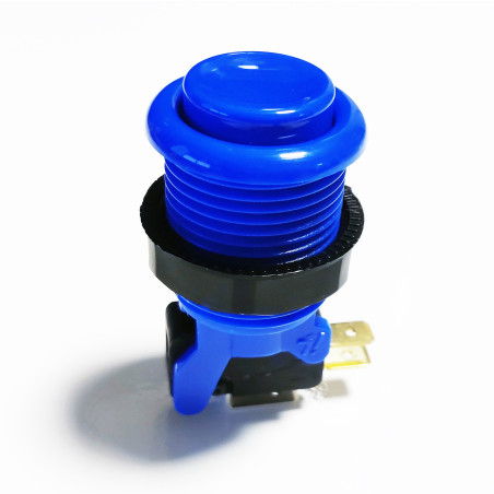 A02014 Pulsante Arcade Concavo Diam. 30 mm - Versione Corta - 4 Colori