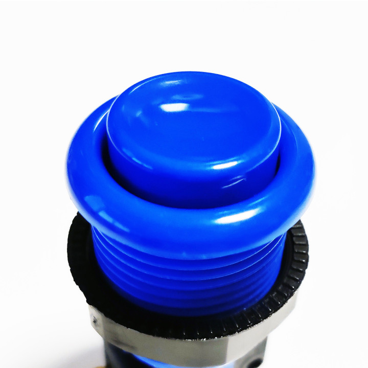 Arcade Button with Micron Concave Version for Cabinets and Gaming Systems