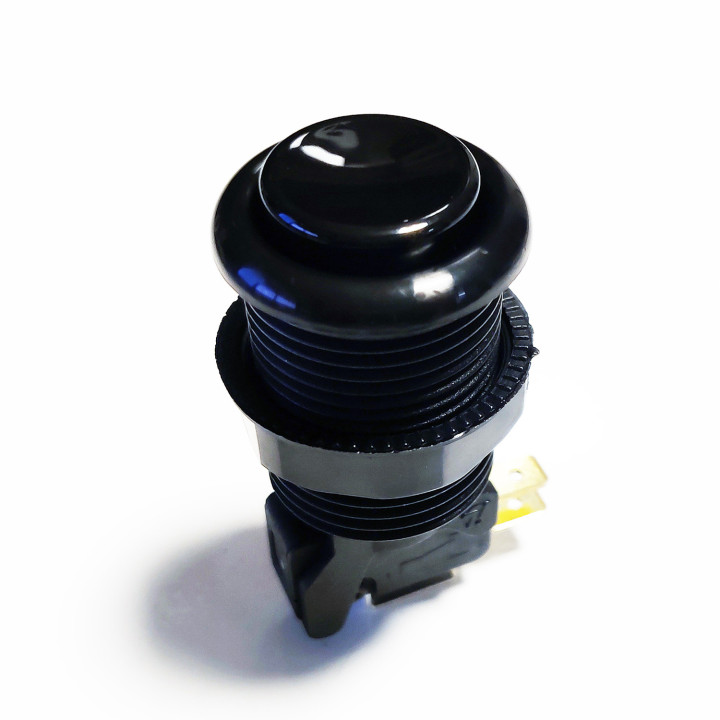 Arcade Button with Micron Concave Version for Cabinets and Gaming Systems