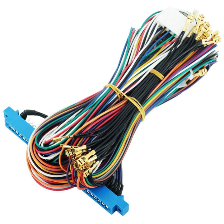 Cablaggio Jamma 56 2x28 pin con Cavi per Cabinati Arcade