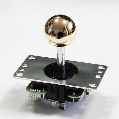 Sanwa Joystick con Pomello Palla Metallizzata - JLF-TP-8YT - 5 Colori