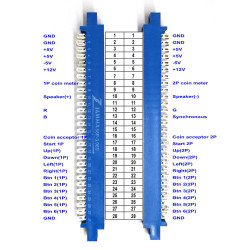 56 Pin Male-Female Jamma Connector (2x28)