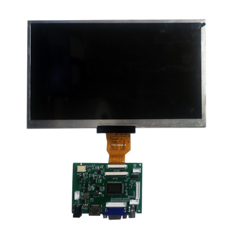 Display Lcd 10.1 pollici 16:9 1024x600 OpenFrame con Hdmi - VGA - AV