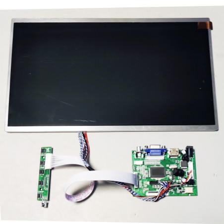 Display Lcd 13.3 pollici 16:9 1920x1080 OpenFrame con Hdmi - VGA - AV