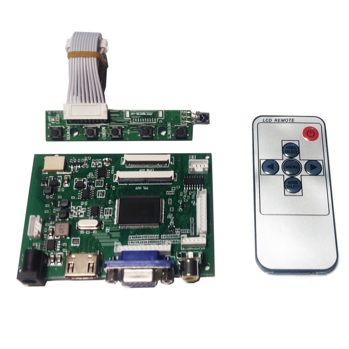 Display High Quality Lcd 10.1 inch 16: 9 1920x1080 OpenFrame with Hdmi - VGA - AV