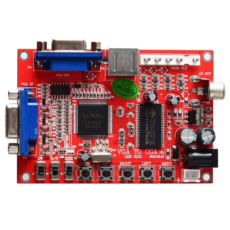 Scheda di Conversione VGA to CGA CVBS S-VIDEO per CRT e LCD