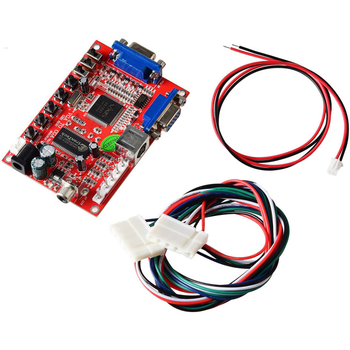 Scheda di Conversione VGA to CGA CVBS S-VIDEO per CRT e LCD