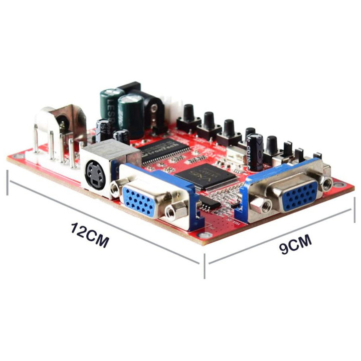 Scheda di Conversione VGA to CGA CVBS S-VIDEO per CRT e LCD