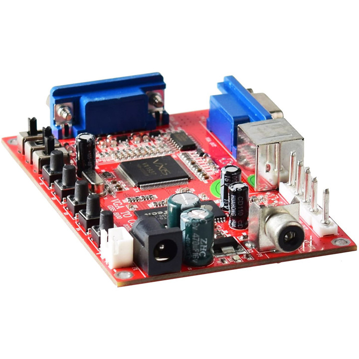 VGA to CGA CVBS S-VIDEO Conversion Card for CRT and LCD