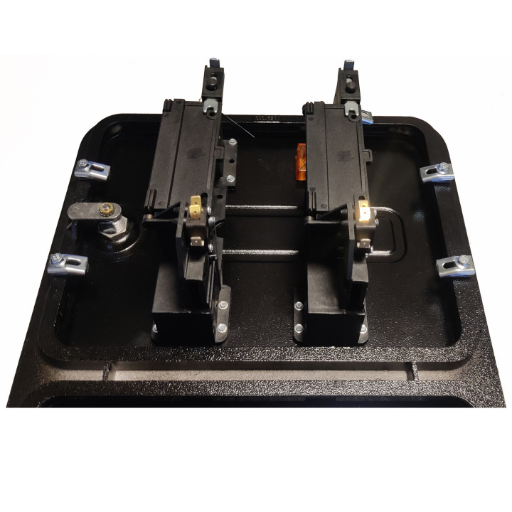 P3202 Double door with two fronts for coin acceptors - With Collection Compartment
