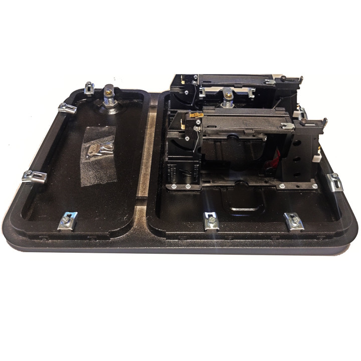 P3202 Double door with two fronts for coin acceptors - With Collection Compartment