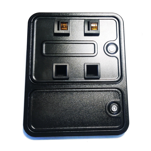 P3202 Double door with two fronts for coin acceptors - With Collection Compartment