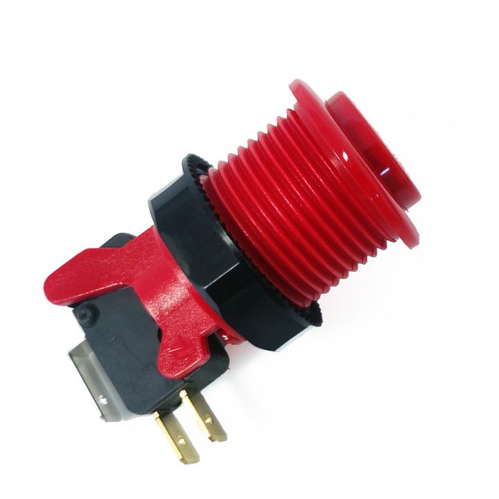 A02124 Pulsante Arcade Flat Convesso Diam. 30 mm