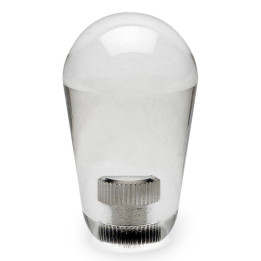 Transparent Pear Knob for Sanwa and generic Joysticks