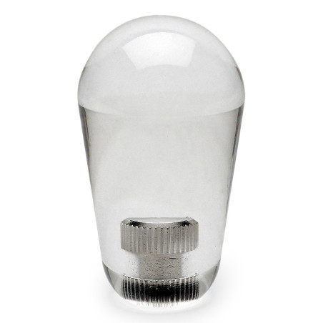 Pomello Trasparente a Pera per Joystick Sanwa e generici