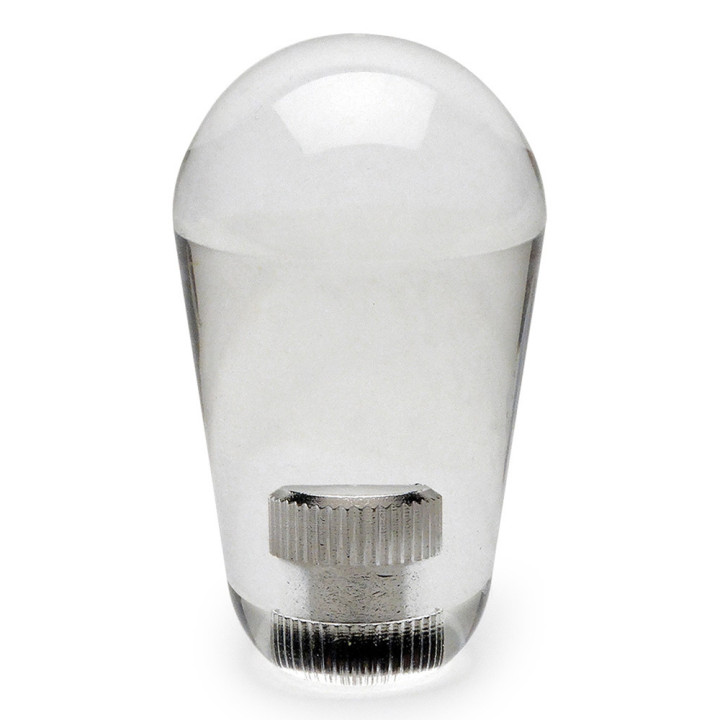 Pomello Trasparente a Pera per Joystick Sanwa e generici