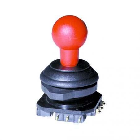 MOD.012SM24 Edierre Mini Joystick - Impugnatura a Palla - Foro 24mm