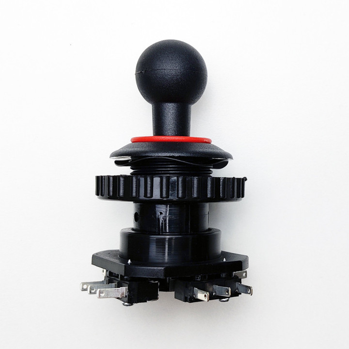 MOD.012SM29 Edierre Mini Joystick Arcade - Impugnatura a Palla