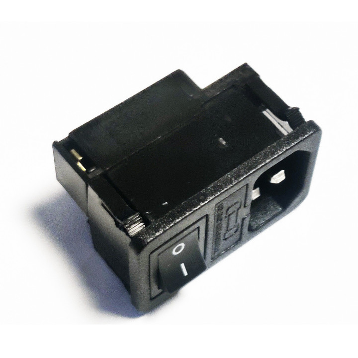 Modulo alimentazione IEC da incasso a pannello - con Interruttore