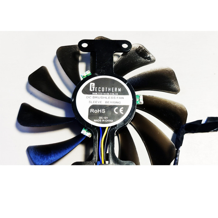 Fan Set with LED for Video Card KFA2 GALAX 1070 and TI 95mm