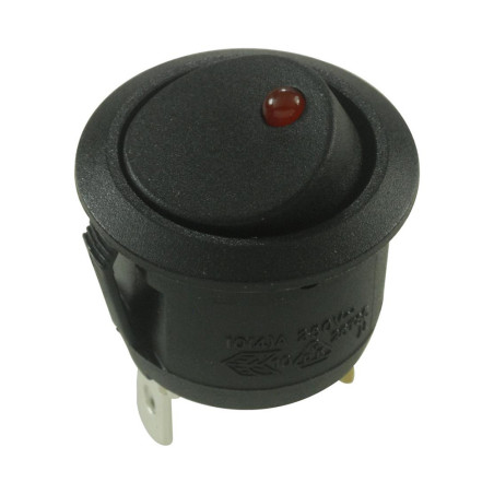 ON OFF Illuminated Rocker Switch 220V - Hole 20 mm