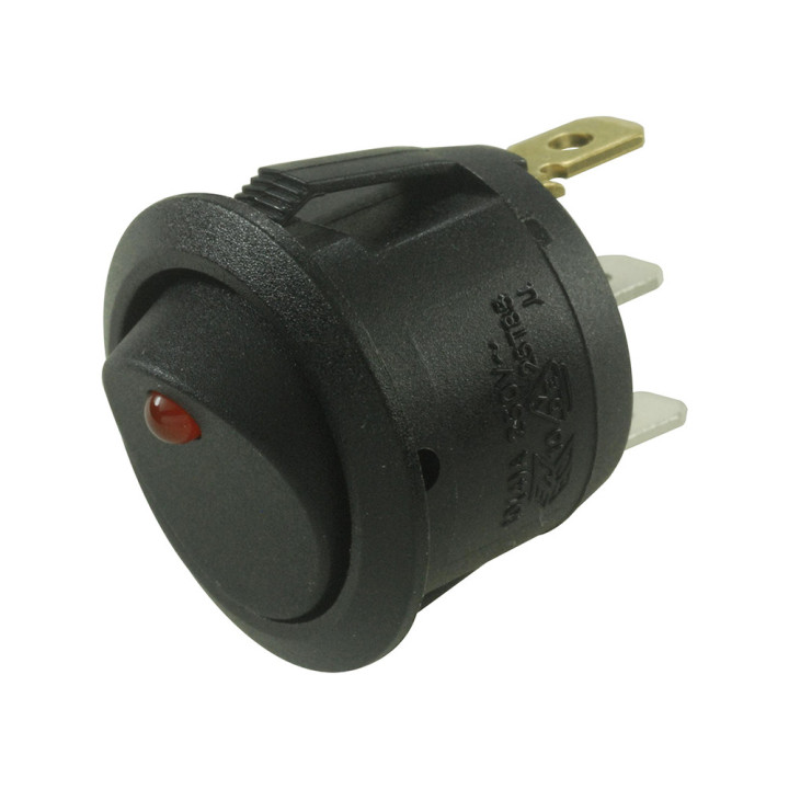 ON OFF Illuminated Rocker Switch 220V - Hole 20 mm