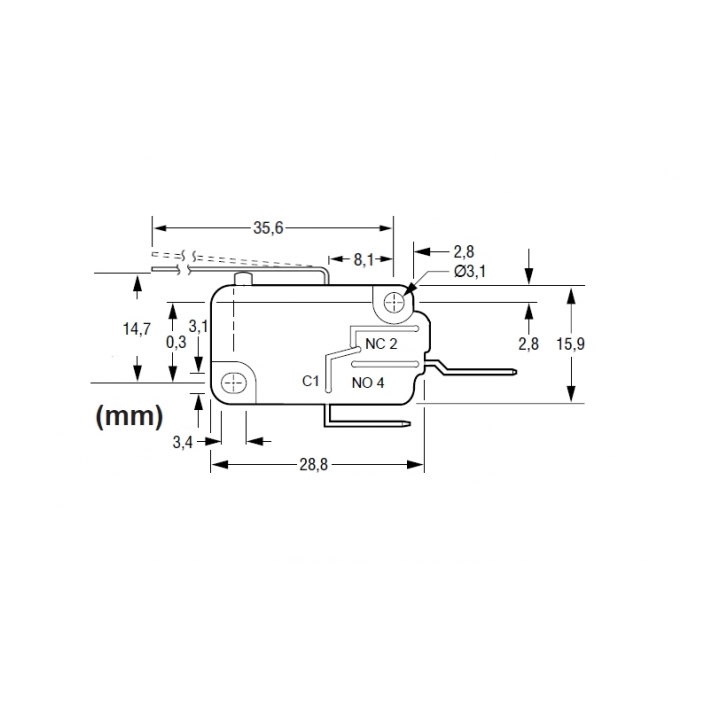 USATO - HL Edierre Microswitch Leva - Micron per Joystick