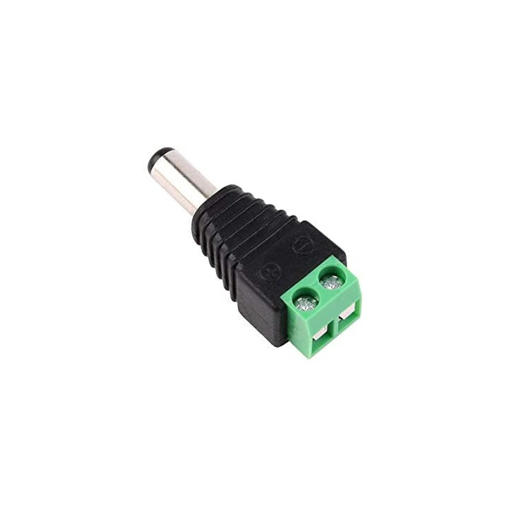 Set 5 + 5 DC Power Connectors 5.5mm x 2.1mm Male / Female for Led and more