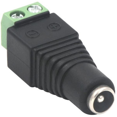 Set 5 + 5 DC Power Connectors 5.5mm x 2.1mm Male / Female for Led and more