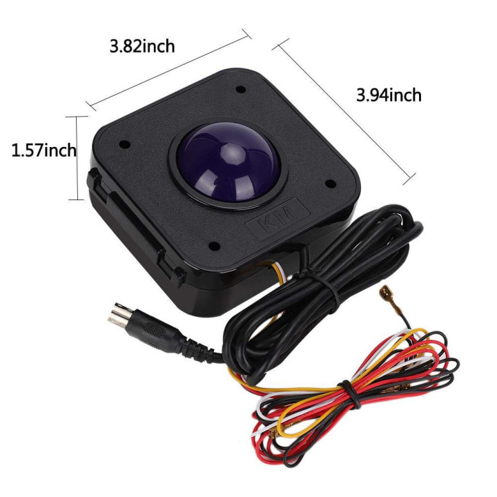 copy of TrackBall Luminoso con Palla da 4,5 cm incluso Adattatore PS2 USB