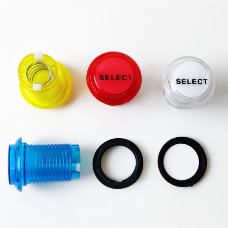 SELECT - Pulsante Arcade Luminoso a Led - 24mm
