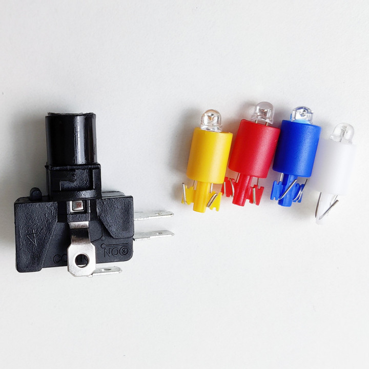 SELECT - Pulsante Arcade Luminoso a Led - 24mm