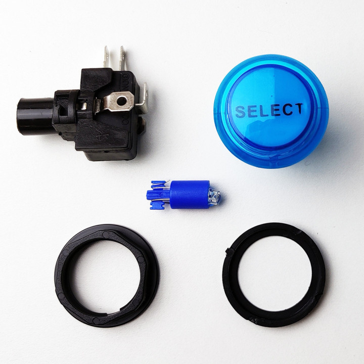 SELECT - Pulsante Arcade Luminoso a Led - 24mm