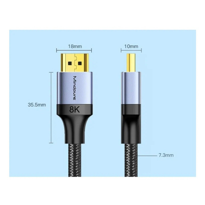 Cavo Mindpure HDMI 8K @60Hz versione HDMI 2.1