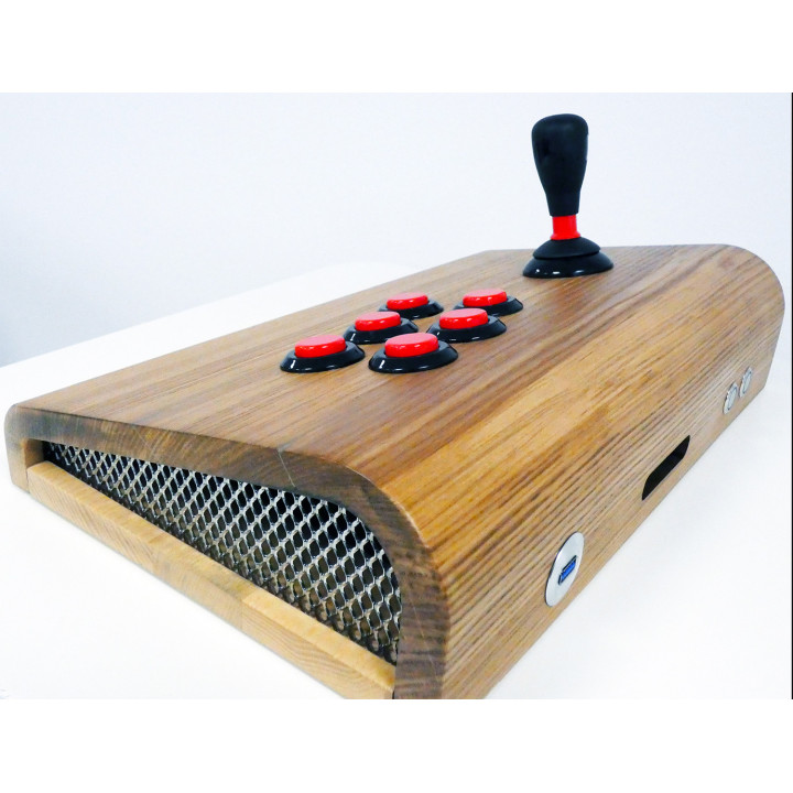 Luxury Gamepad in Wood with Edierre Usb Button
