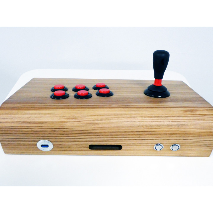 Gamepad Luxury in Legno con Pulsanteria Edierre Usb