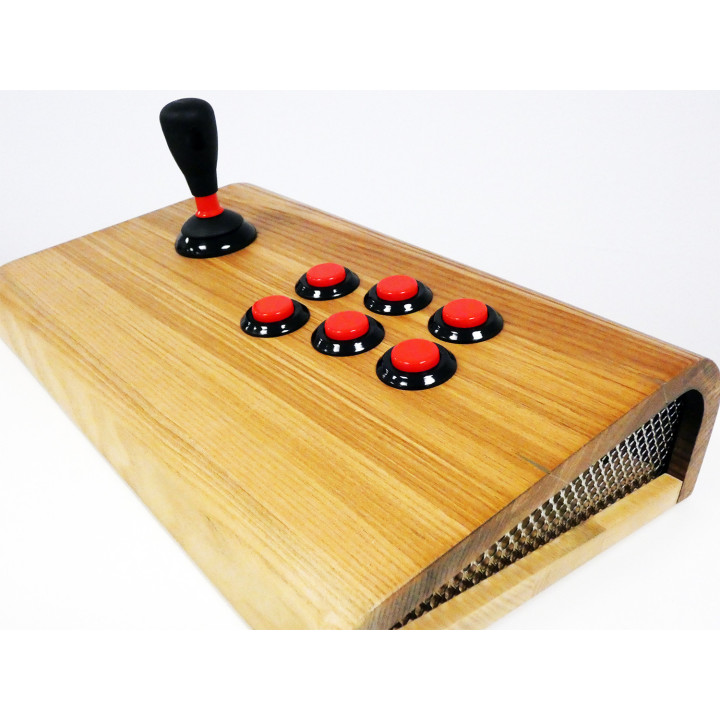 Gamepad Luxury in Legno con Pulsanteria Edierre Usb