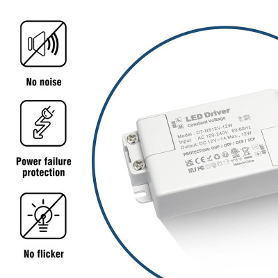 Compact power supply 220V to 12V DC