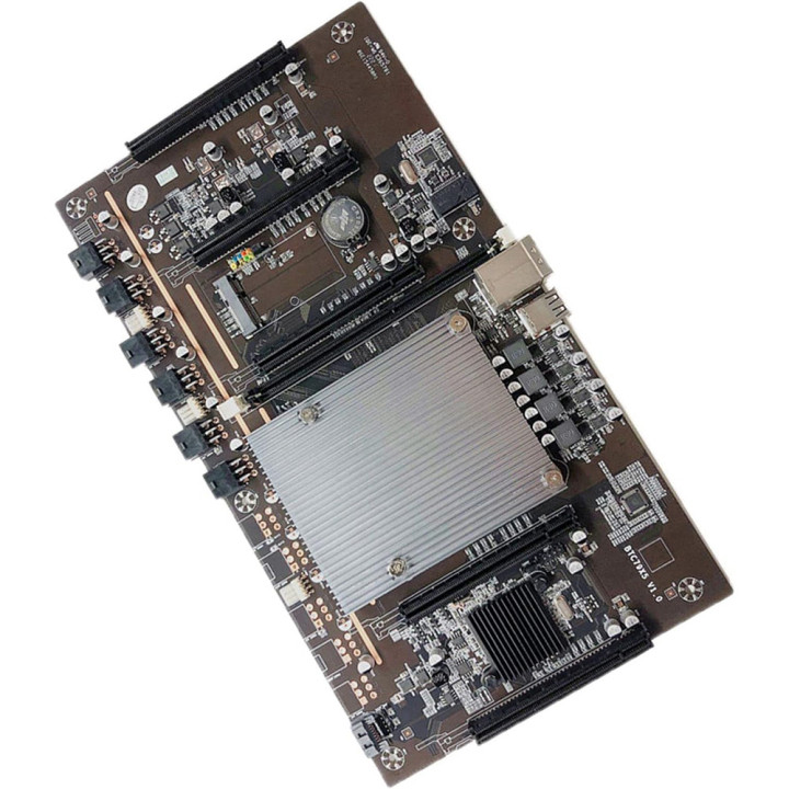 Scheda Madre BTC79X5 V1.0 per Mining x5 PCI-E + CPU Xeon E5-26 + Ram 4GB DDR3